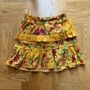set-Farm Rio Flower Dream One-Shoulder Embroidered Blouse(XS) and skirt(S)